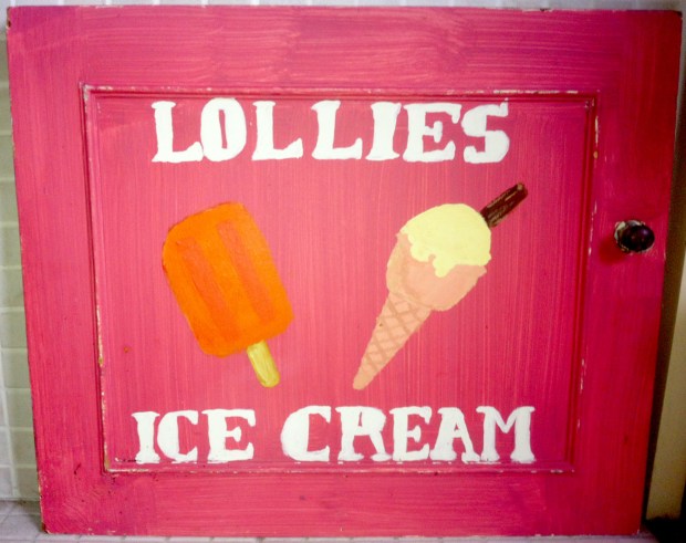 lollies sign